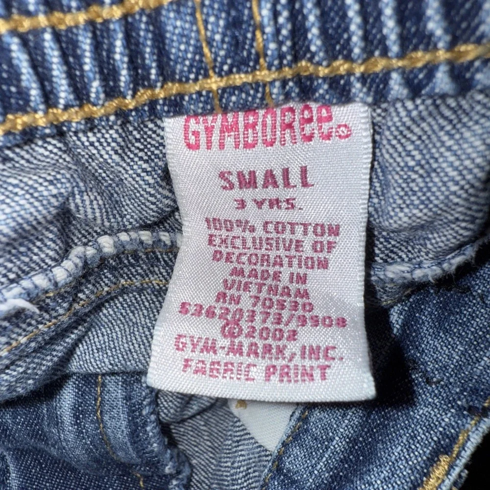 Vintage Gymboree Toddler girl size 3 Small jeans 2002 ~Apple for‎ the Teacher ~